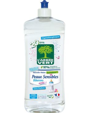 Liquide vaisselle peaux sensibles