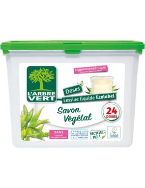 Doses de lessive ECOLABEL au Savon Végétal