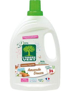 Lessive liquide et sa recharge Amande douce