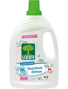 Lessive liquide Fraîcheur intense et sa recharge