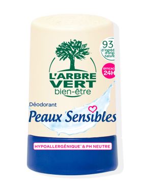 Déodorant roll-on 24H peaux sensibles 