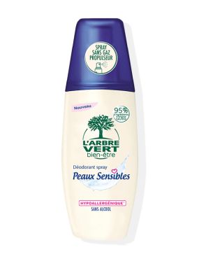 Déodorant spray 24H peaux sensibles 