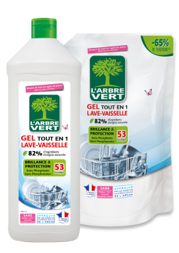 Gel lave-vaisselle tout-en-1