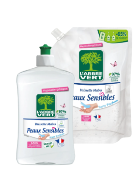 Liquide vaisselle peaux sensibles 