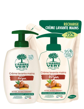 Crème lavante mains parfum argan