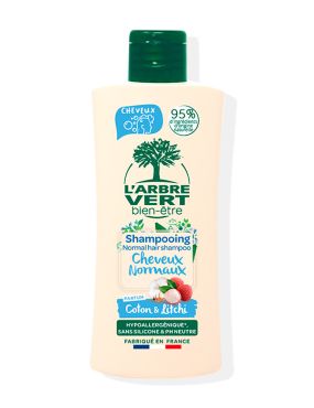 Shampooing cheveux normaux - parfum coton et litchi format voyage 