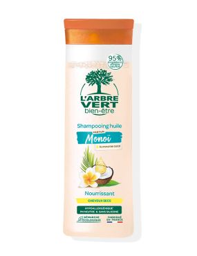 Shampooing huile  cheveux secs nourrissant - parfum monoï