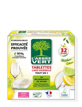 Tablettes lave-vaisselle tout-en-1 citron