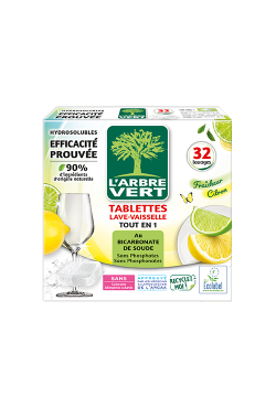 Tablettes lave-vaisselle tout-en-un - Parfum Citron