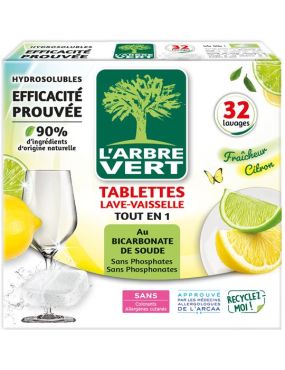 Tablettes lave-vaisselle tout-en-un - Parfum Citron