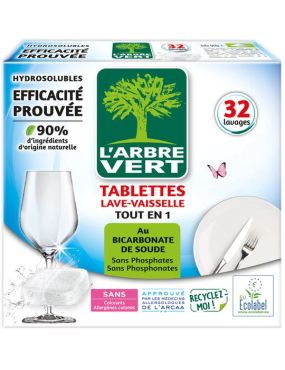 Tablettes lave-vaisselle tout-en-un