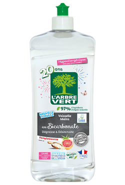 Vaisselle Mains au Bicarbonate parfum Pamplemousse