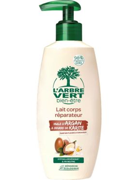 Lait corps réparateur - huile d'argan et beurre de karité