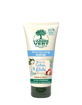 Nomades Beauté : shampooing Douceur Litchi & Fleurs de Coton