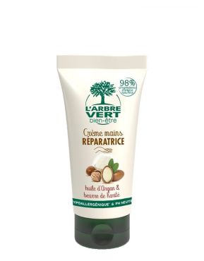 Crème mains Réparatrice à l’huile d’Argan et beurre de Karité