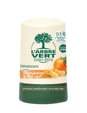 Déodorant 24H - mandarine et thé Vert