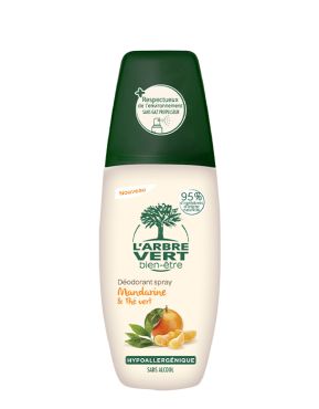 Déodorant en spray Mandarine et Thé vert