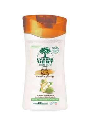 Huile de douche hydratante parfum amande douce et fleurs de jasmin