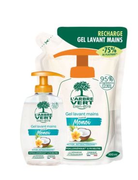 Gel lavant mains parfum monoï 