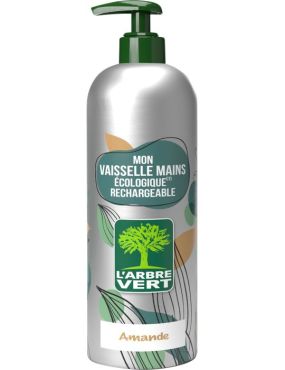 Vaisselle amande flacon en aluminium réutilisable