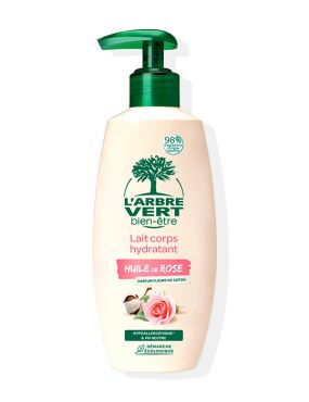 Lait corps hydratant - huile de rose et fleurs de coton