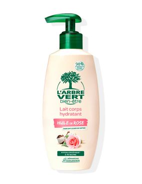 Lait corporel hydratant - huile de rose et fleurs de coton