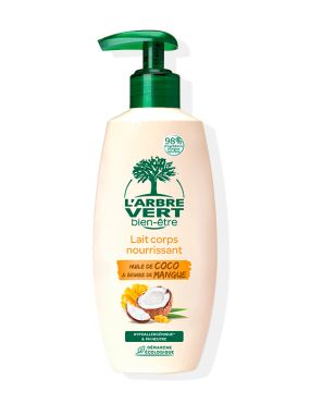 Lait corps nourrissant - huile de coco et beurre de mangue