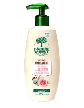 Lait corporel hydratant à l'huile de rose
