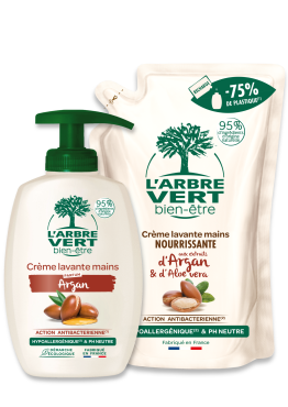 Crème lavante nourrissante pour les mains Argan