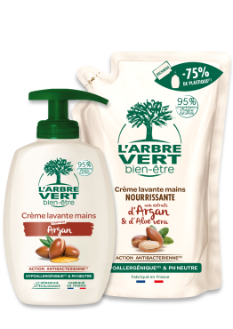 Crème lavante mains argan