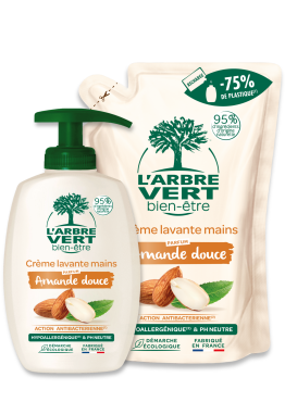 Crème lavante pour les mains hydratante amande douce