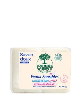 Savon doux peaux sensibles
