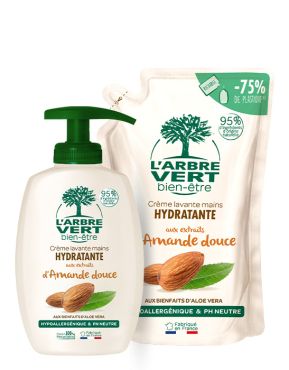 Crème lavante hydratante pour les mains