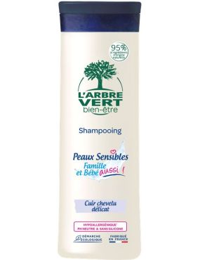 Shampooing cuir chevelu délicat peaux sensibles