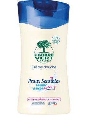 Crème douche peaux sensibles 