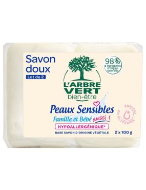 Savon doux peaux sensibles