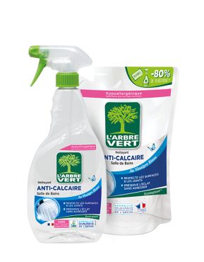 Spray anti calcaire salle de bain Rechargeable