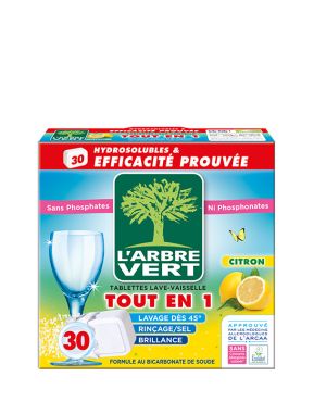 Tablettes lave-vaisselle tout-en-un - Parfum Citron