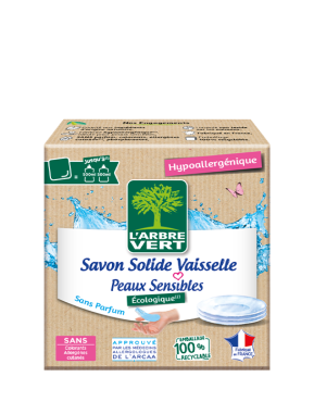 Savon vaisselle solide  Peaux Sensibles