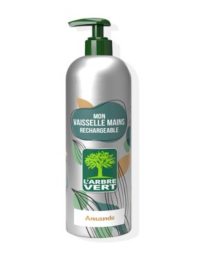 Liquide vaisselle flacon aluminium - Parfum Amande