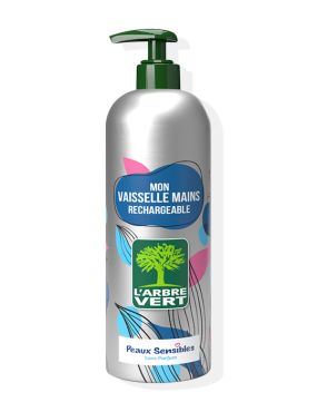 Liquide vaisselle flacon aluminium - Peaux sensibles 